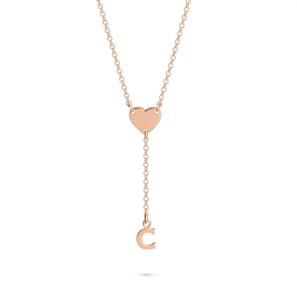 Heart of the Isle Initial necklace