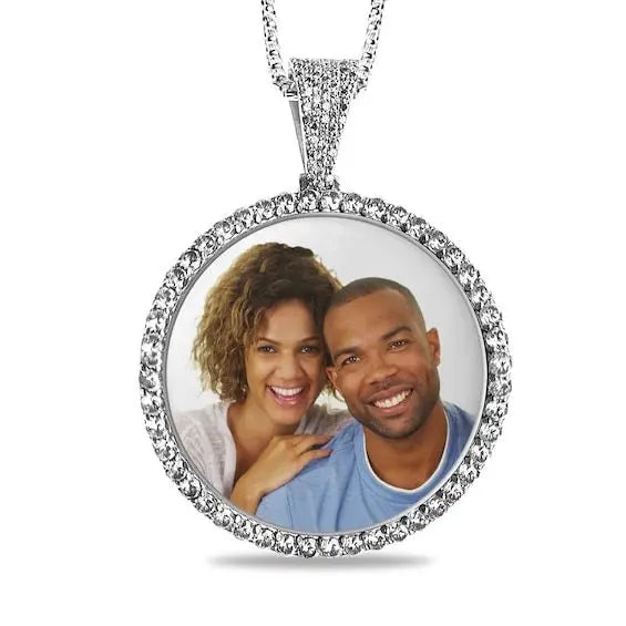 Circle Photo Pendant