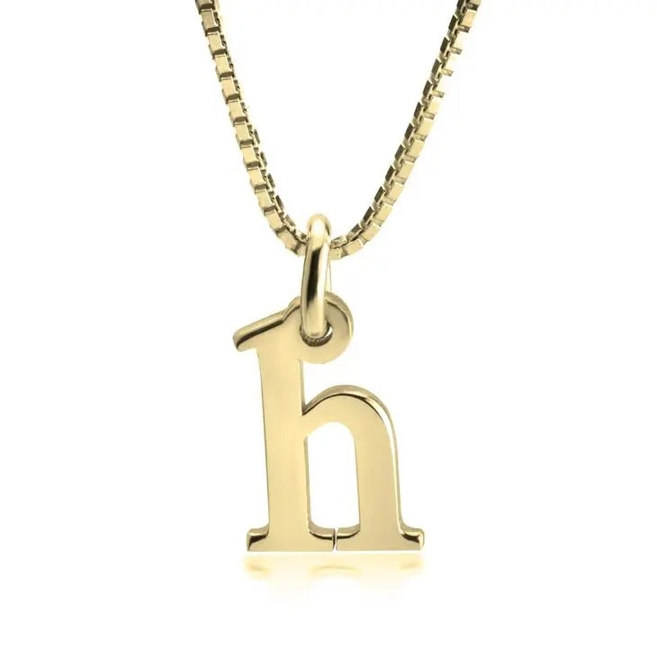Tiny Tide Letter Necklace