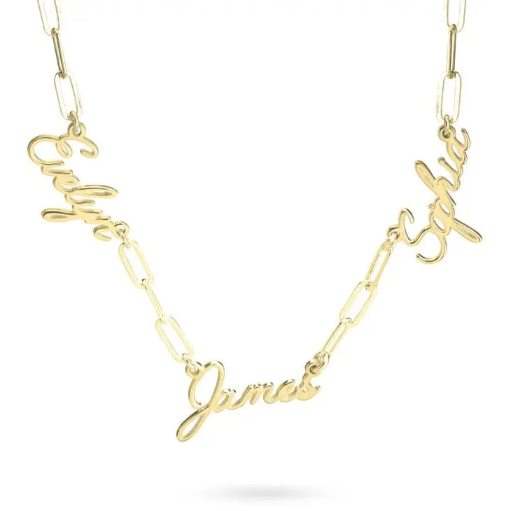 Linked By Love Name Necklace