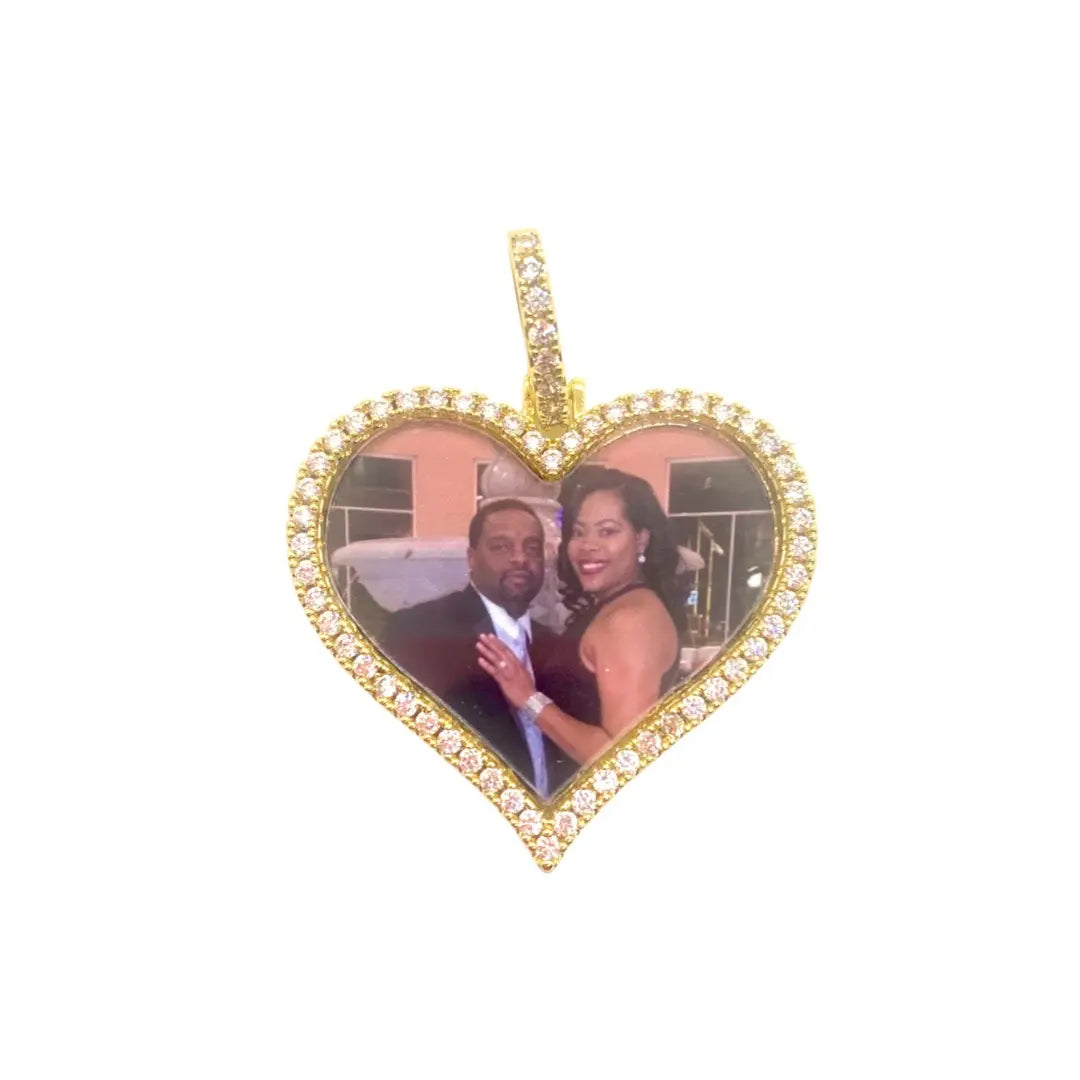 Heart Photo Pendant