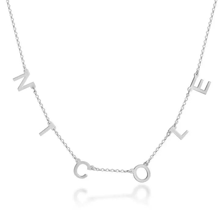 Chain of Thought Name Necklace