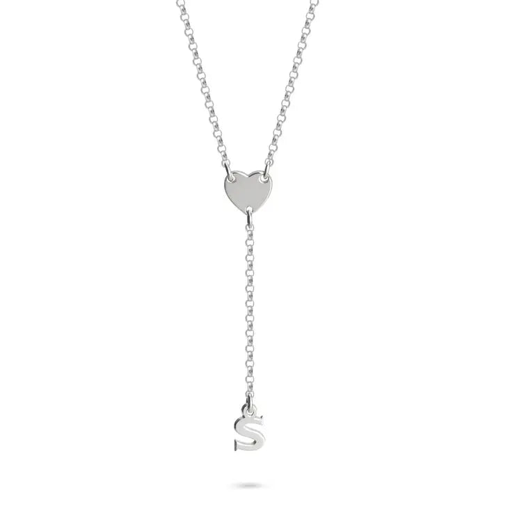 Heart of the Isle Initial necklace