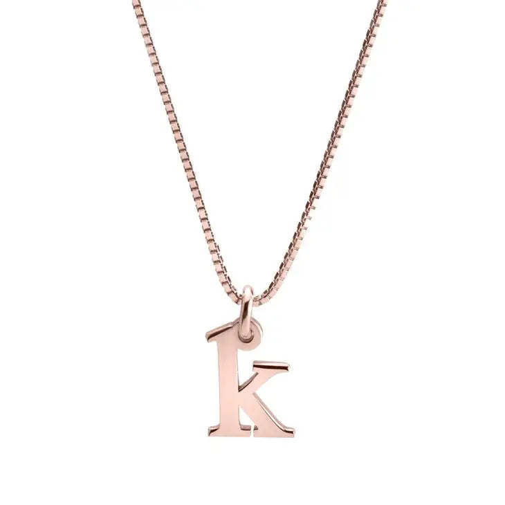 Tiny Tide Letter Necklace