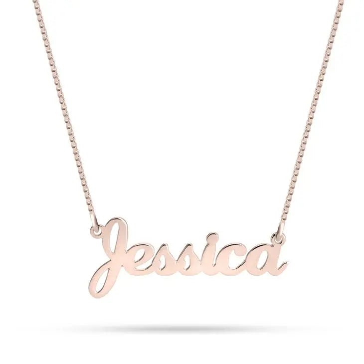 Coastal Signature Name Necklace
