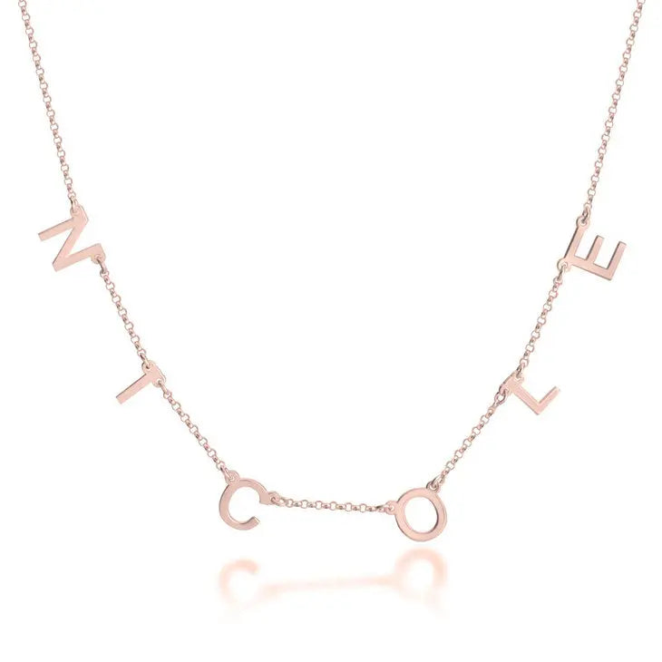 Chain of Thought Name Necklace