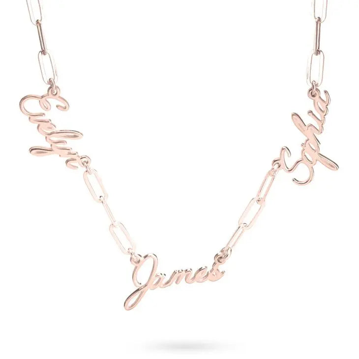 Linked By Love Name Necklace
